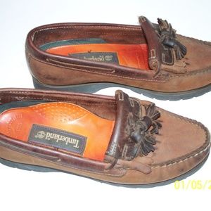 Timberland womens Brown Nubuck & leather loafer 7M
